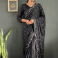 Rainbow Sequin Georgette Saree