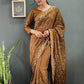 Rainbow Sequin Georgette Saree