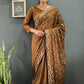 Rainbow Sequin Georgette Saree