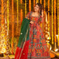 Rajwadi Patchwork Print Anarkali Gown