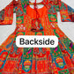 Rajwadi Patchwork Print Anarkali Gown