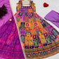 Rajwadi Patchwork Print Anarkali Gown