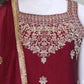 Rangoli Crush Embroidered Sharara Set With Dupatta