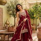 Rangoli Crush Embroidered Sharara Set With Dupatta