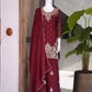 Rangoli Crush Zari Embroidery Kurta Set