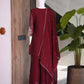 Rangoli Crush Zari Embroidery Kurta Set