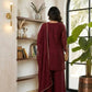 Rangoli Crush Zari Embroidery Kurta Set