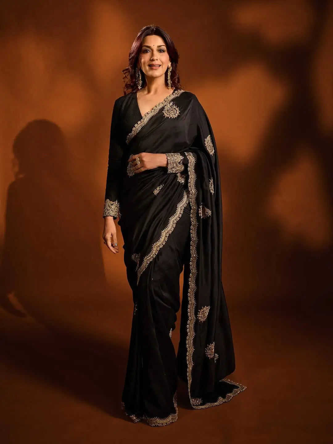 Rangoli Silk Embroidered Designer Saree