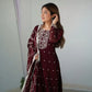 Rangoli Silk Embroidered Kurta Set with Dupatta & Pant – Sequins & Thread Work