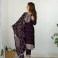 Rangoli Silk Embroidered Kurta Set with Dupatta & Pant – Sequins & Thread Work