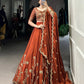 Rangoli Silk Embroidered Lehenga Set with Dupatta
