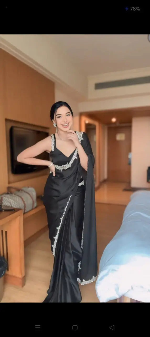 Rangoli Silk Handwork Ready to Wear Saree