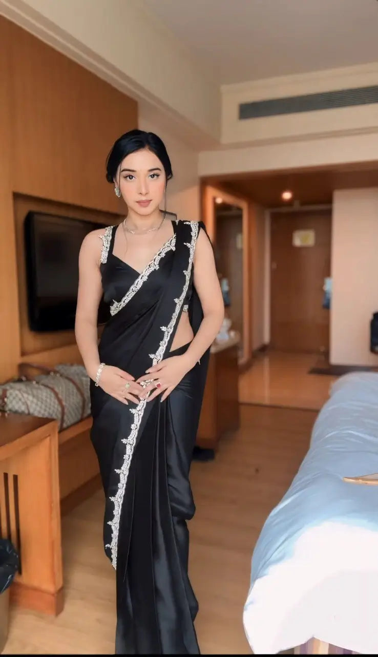 Rangoli Silk Handwork Ready to Wear Saree