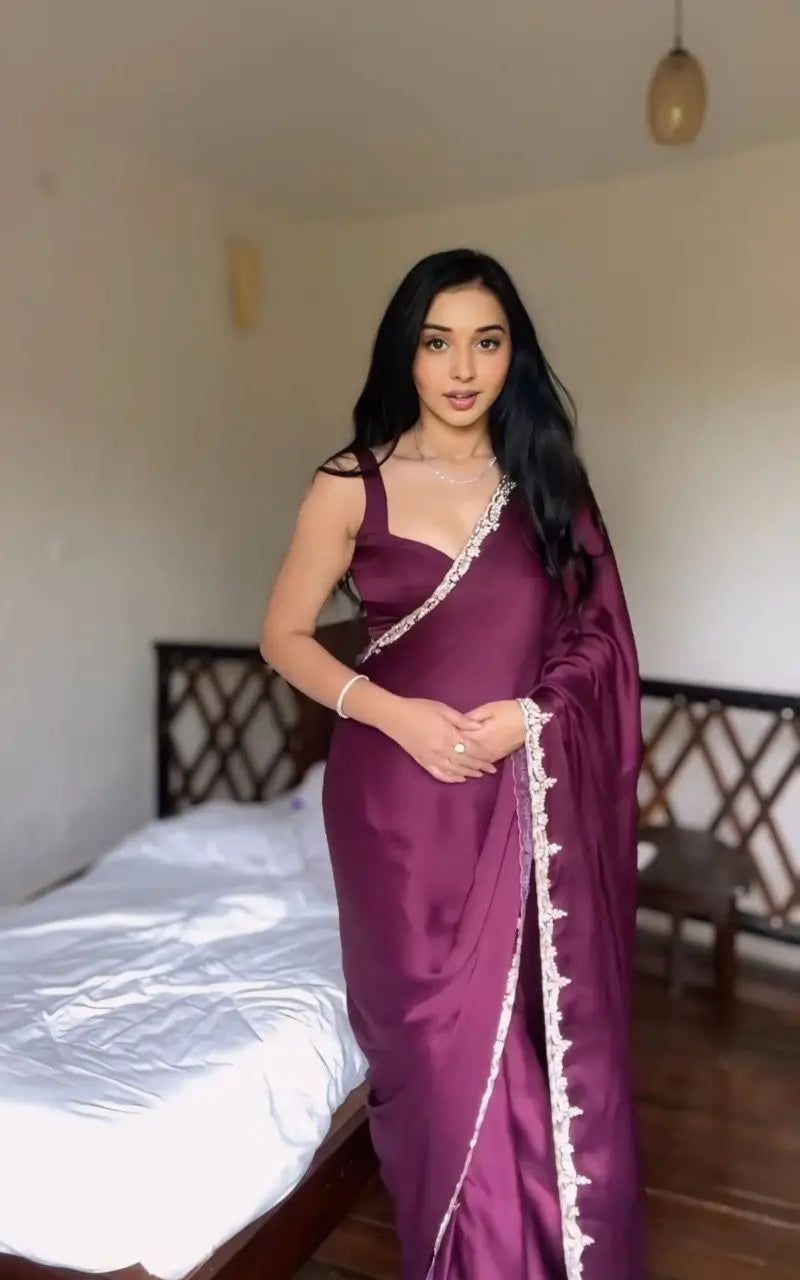 Rangoli Silk Handwork Ready to Wear Saree