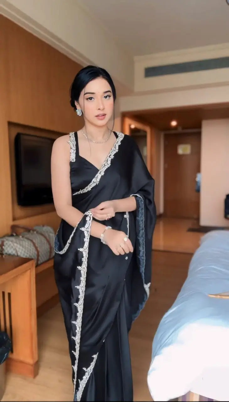 Rangoli Silk Handwork Ready to Wear Saree