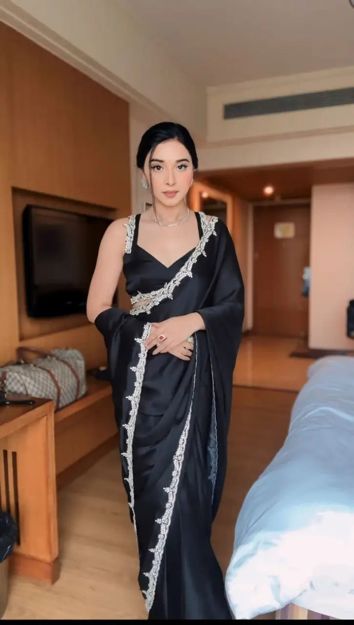 Rangoli Silk Handwork Ready to Wear Saree