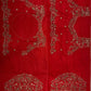 Rangoli Silk Saree with Red Embroidered Blouse