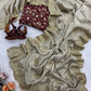 Rangoli Silk Zari Embroidered Saree With Designer Blouse