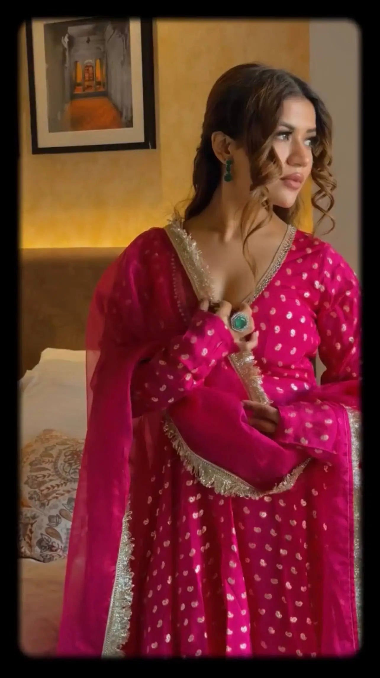 Rani Jacquard Sharara Set