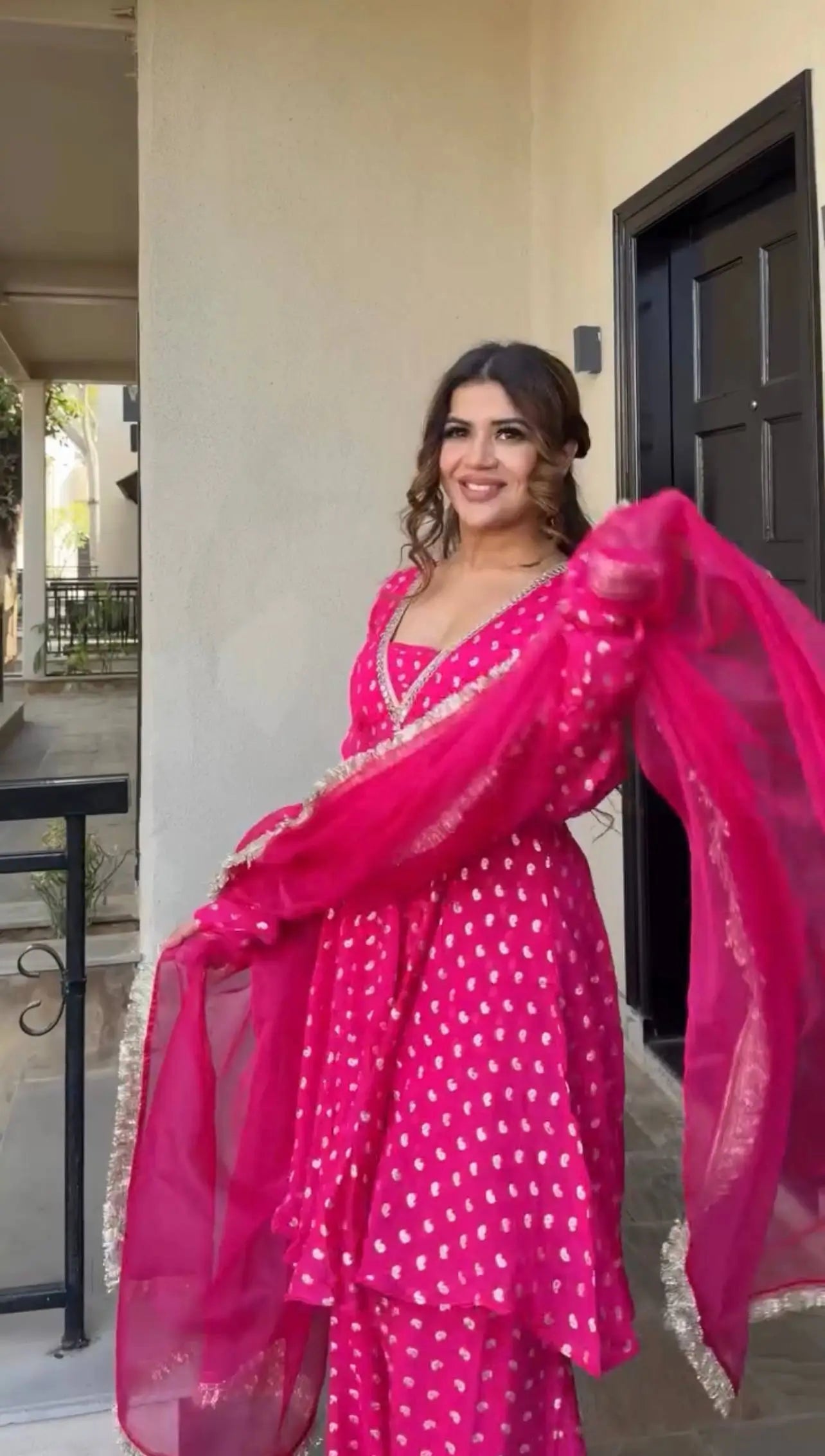 Rani Jacquard Sharara Set