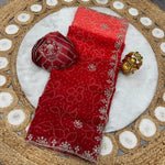 Rani Ombre Bandhani Saree