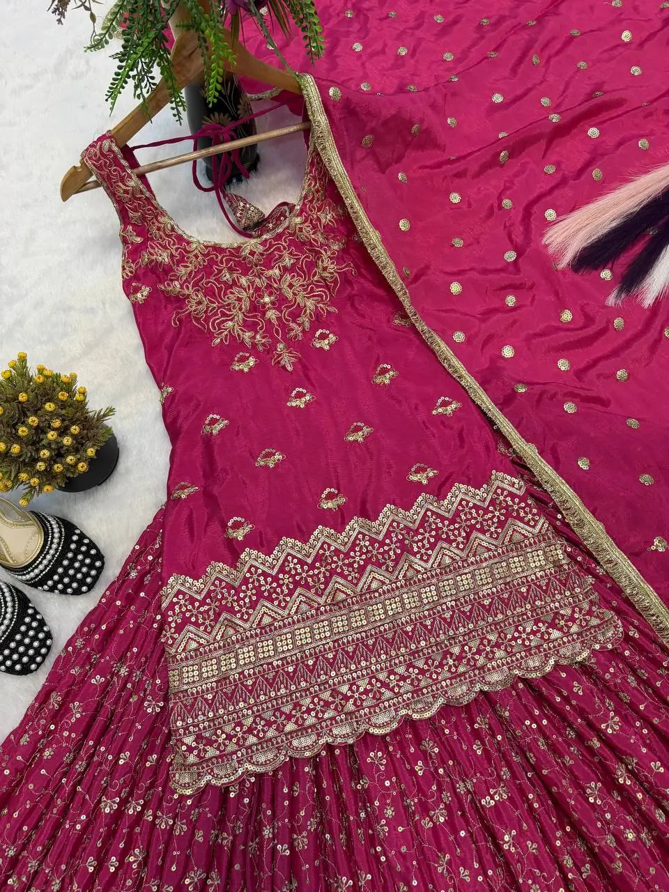 Rani Pink Corset Lehenga