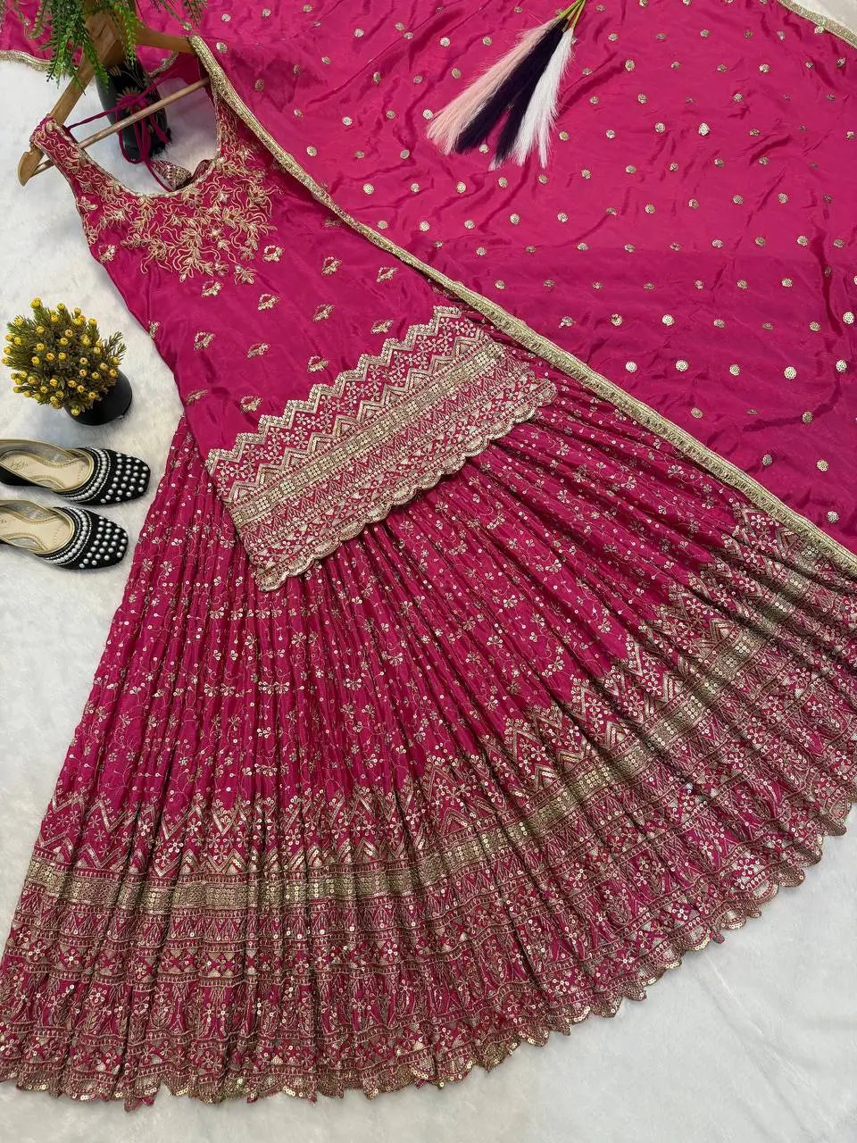 Rani Pink Corset Lehenga
