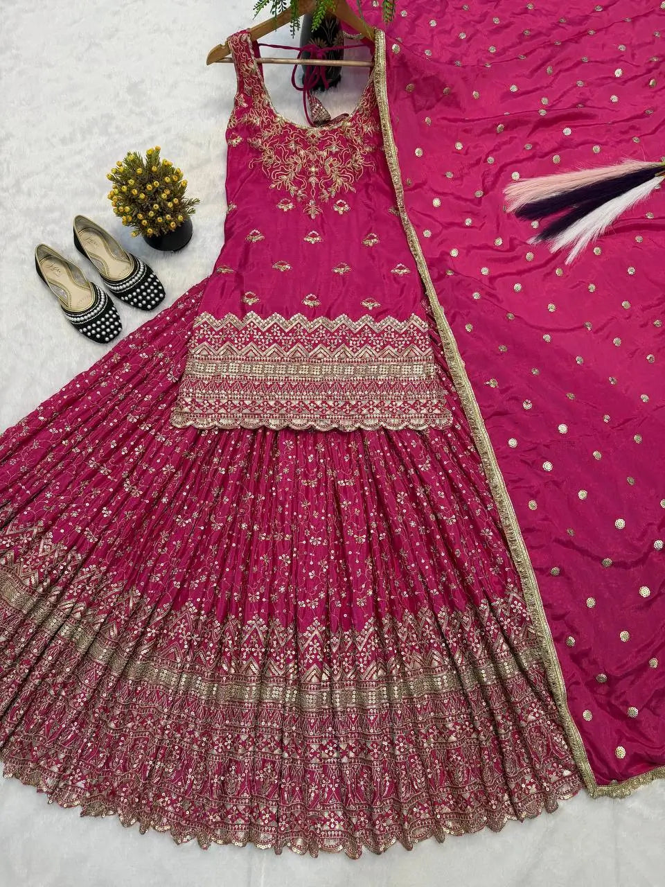 Rani Pink Corset Lehenga