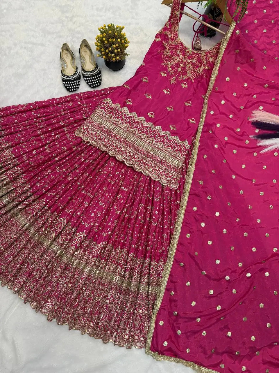 Rani Pink Corset Lehenga
