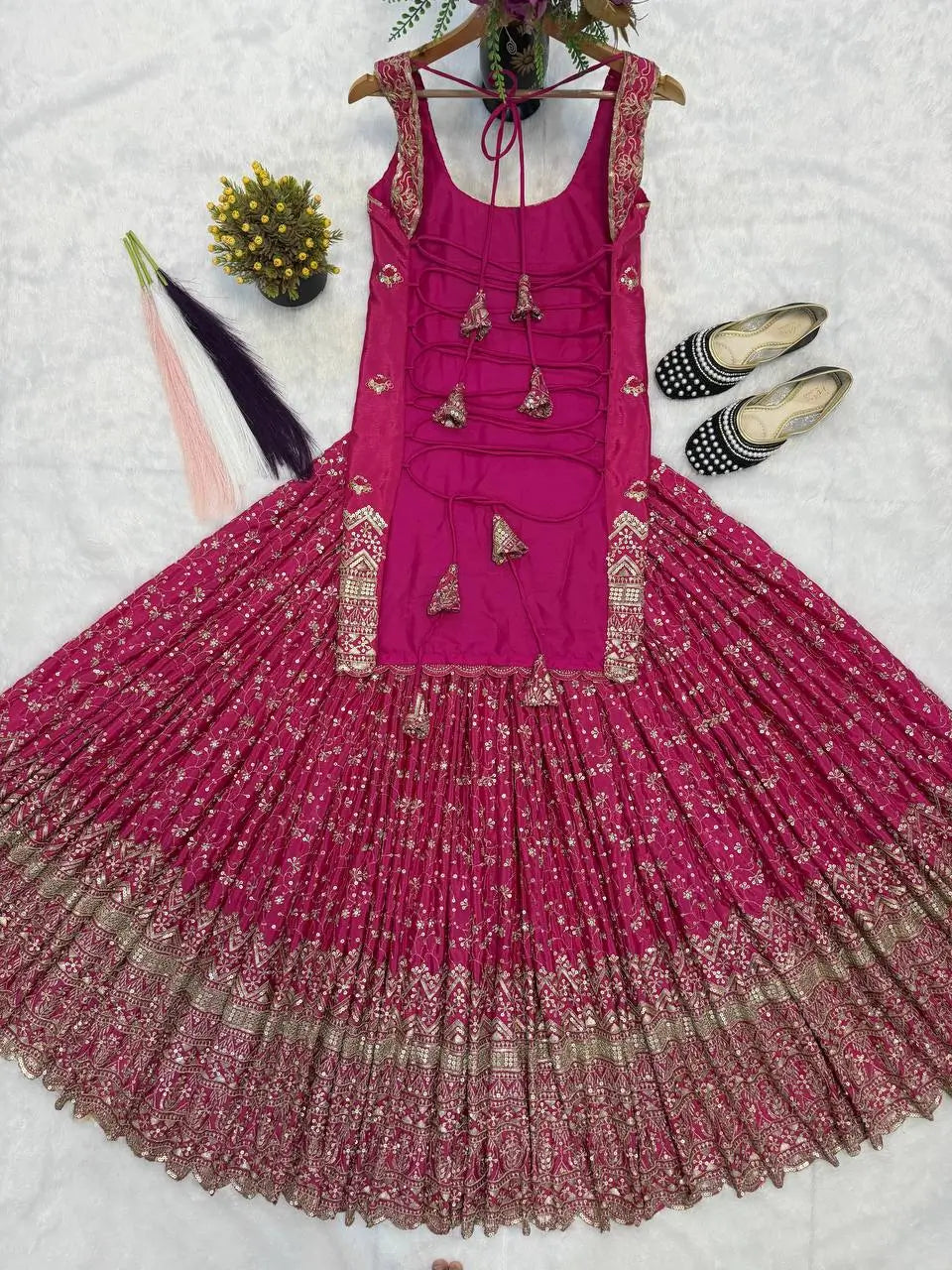 Rani Pink Corset Lehenga