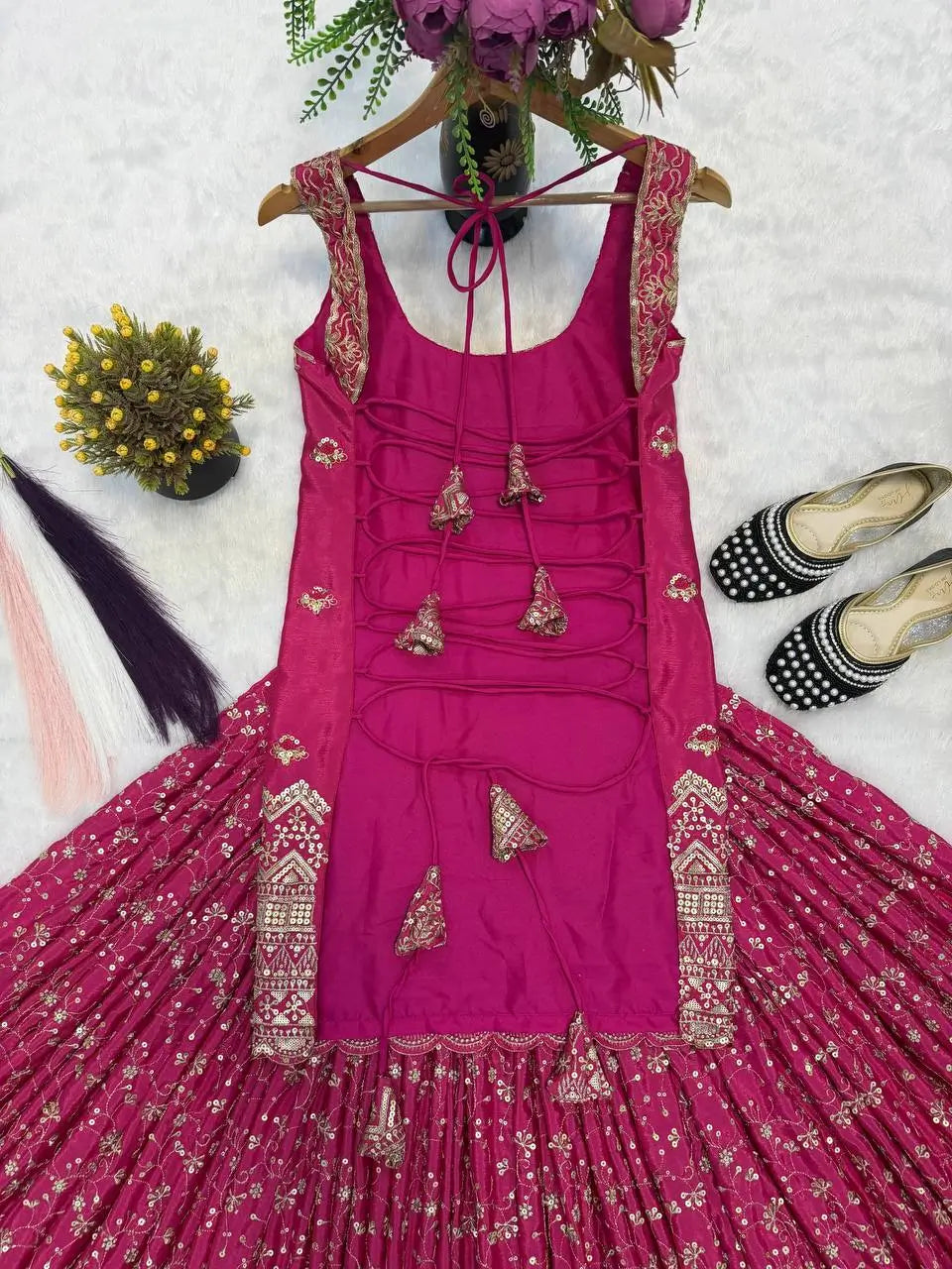 Rani Pink Corset Lehenga