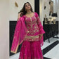 Rani Pink Sequin Sharara
