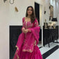 Rani Pink Sequin Sharara