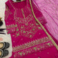 Rani Pink Sequin Sharara