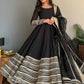 Rayon Cording Embroidered Gown Set with Dupatta