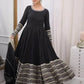 Rayon Cording Embroidered Gown Set with Dupatta