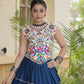 Rayon Kutchi Embroidered Lehenga Set