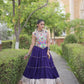 Rayon Kutchi Embroidered Lehenga Set
