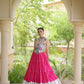 Rayon Kutchi Embroidered Lehenga Set