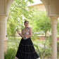 Rayon Kutchi Embroidered Lehenga Set