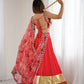 Rayon Mirror Work Lehenga Set with Dupatta