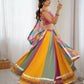 Rayon Mirror Work Lehenga Set with Dupatta