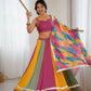 Rayon Mirror Work Lehenga Set with Dupatta