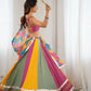 Rayon Mirror Work Lehenga Set with Dupatta