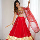 Rayon Mirror Work Lehenga Set with Dupatta