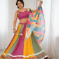 Rayon Mirror Work Lehenga Set with Dupatta