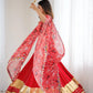 Rayon Mirror Work Lehenga Set with Gamthi Embroidered Blouse