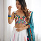 Rayon Multicolor Lehenga Set with Gamthi Mirror Work Blouse