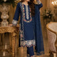 Rayon Satin Threadwork Suit