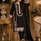 Rayon Satin Threadwork Suit